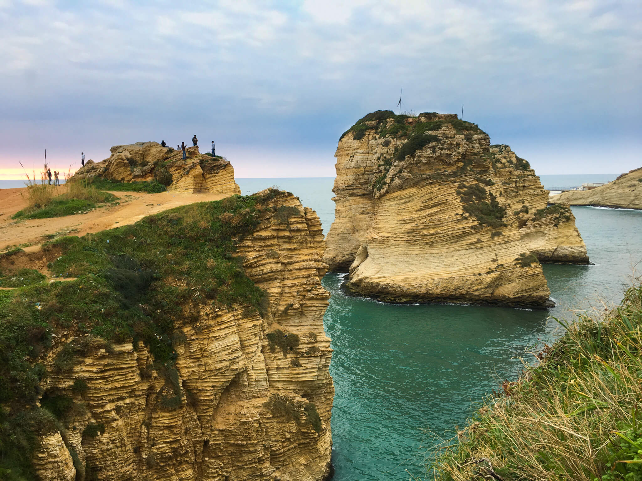 Raouche and the nearby viewpoint